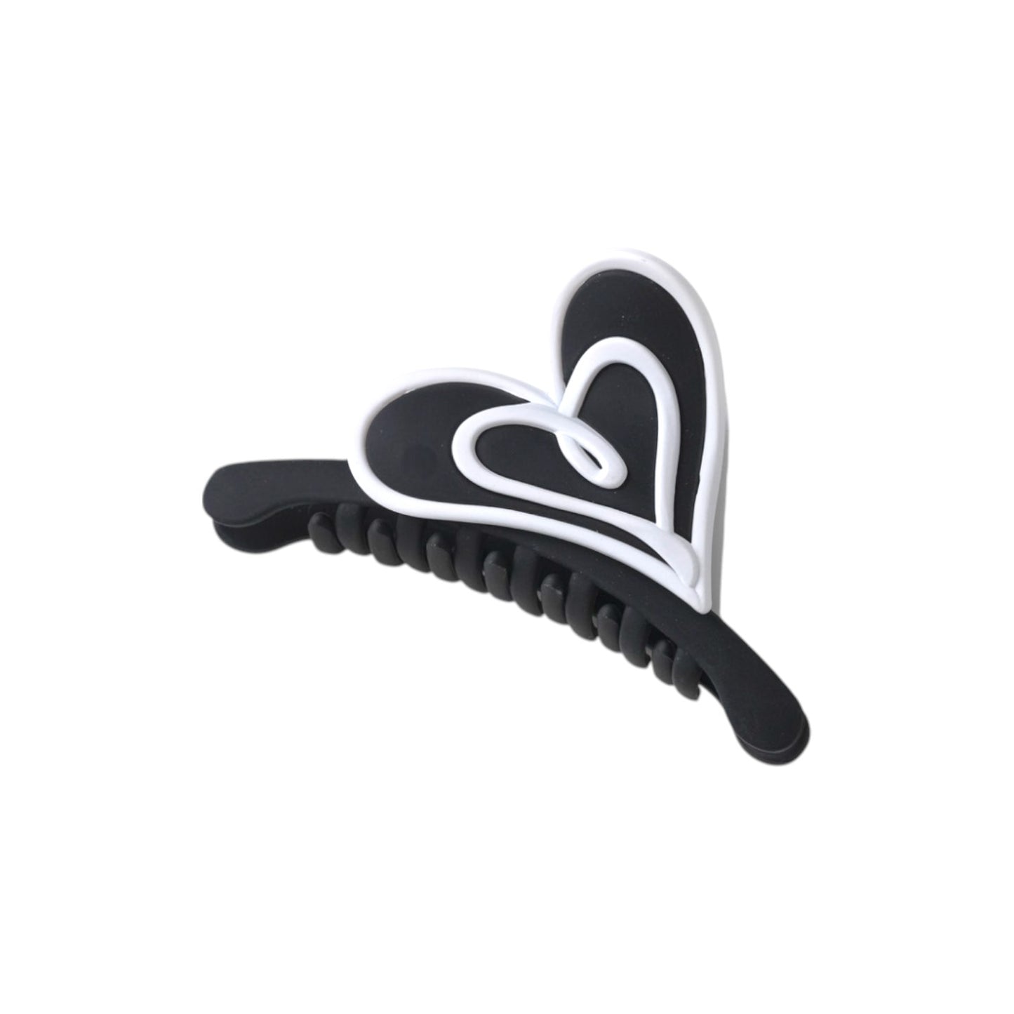 Heart claw clips
