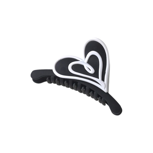 Heart claw clips
